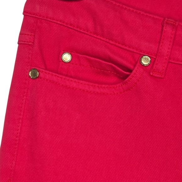 J. McLaughlin Women's Kate Mid Rise Stretch Skinny Jeans Fuschia Pink Size 6 - Picture 3 of 8
